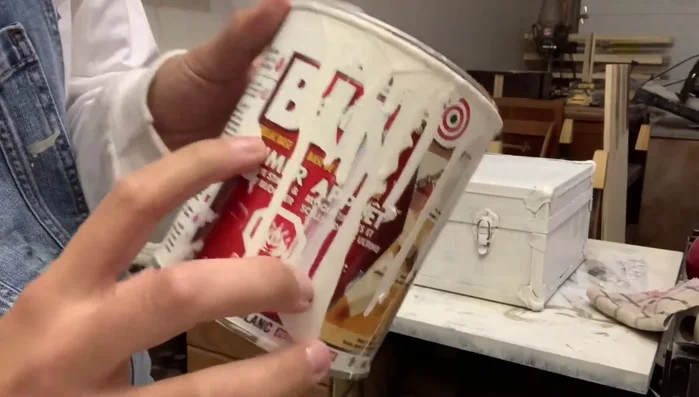 Clean all surfaces with TSP degreaser to prepare for painting.