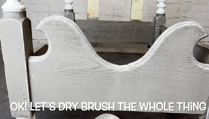 Optional: Dry brush the entire piece for a textured look.