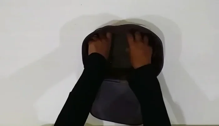 Close the opening using a hem stitch.