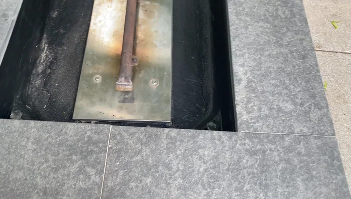 Apply a sealant to the basalt tiles using a foam brush, then wipe off any excess. Allow to dry.