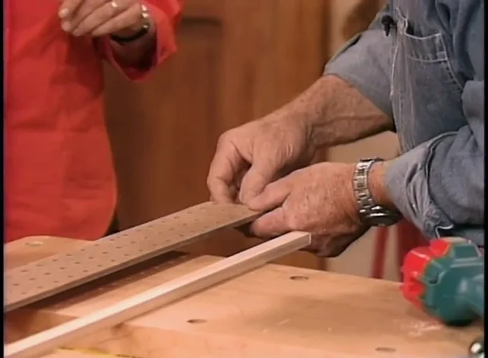 Test fit markers into the pegboard before glue fully sets.