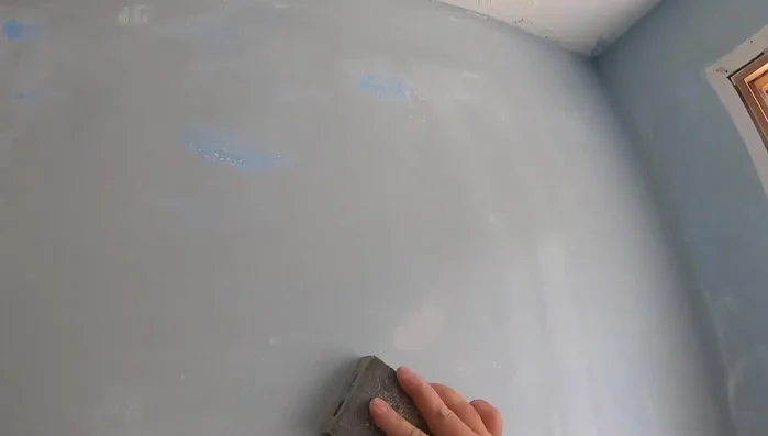 Sand the filled holes smooth.