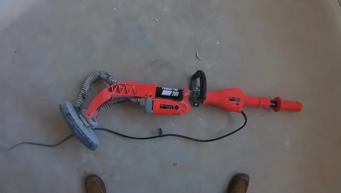 Power sand the walls to remove imperfections. This is crucial if the walls have already been painted, as paint is difficult to sand by hand.