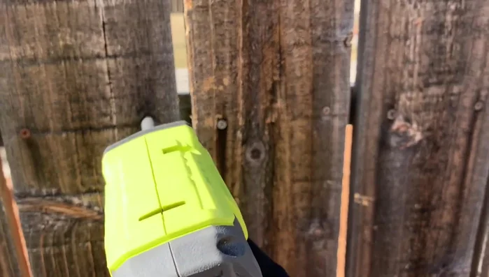 Remove the damaged picket.