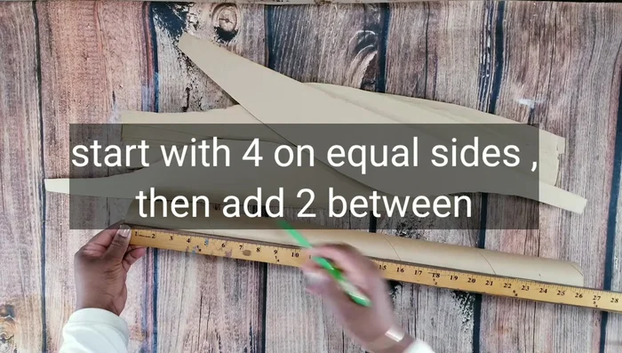 Use a skewer to separate pieces and ensure equal spacing.