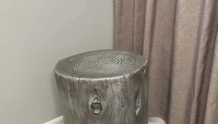 Place a vessel with hydrangeas on the vanity, and add hand towels.