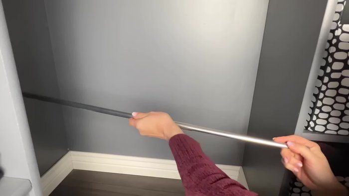 Organize Boots with Vertical Tension Rods