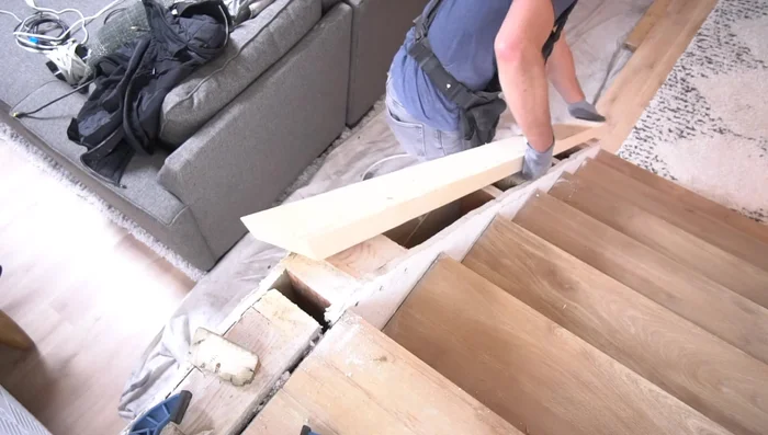 Install the horizontal base plate, ensuring it's perfectly straight using shims as needed.