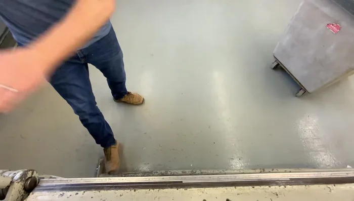 Bending the hems: Bend all four hems (safety edges) over 180 degrees.