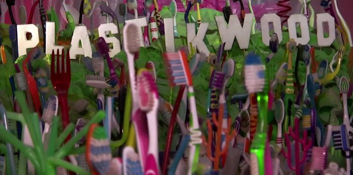 Develop the storyline and characters, using satire to highlight the issue of plastic pollution.