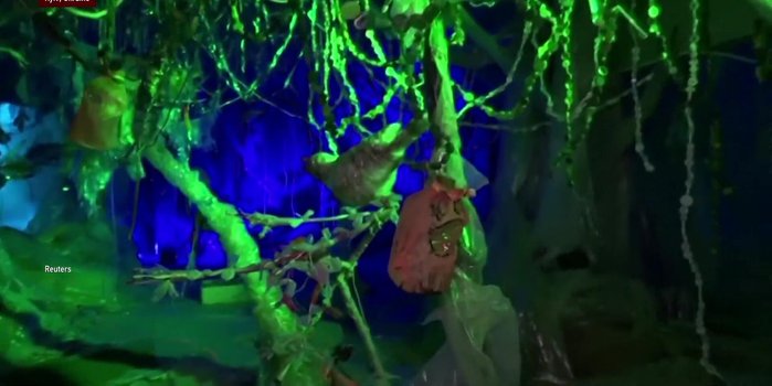 Create a human-scale version of the cartoon's world as an interactive exhibit.