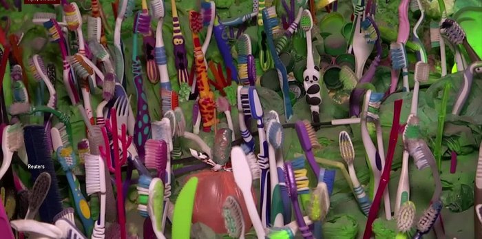 Develop the storyline and characters, using satire to highlight the issue of plastic pollution.