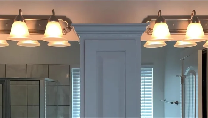 Sand and paint the door.