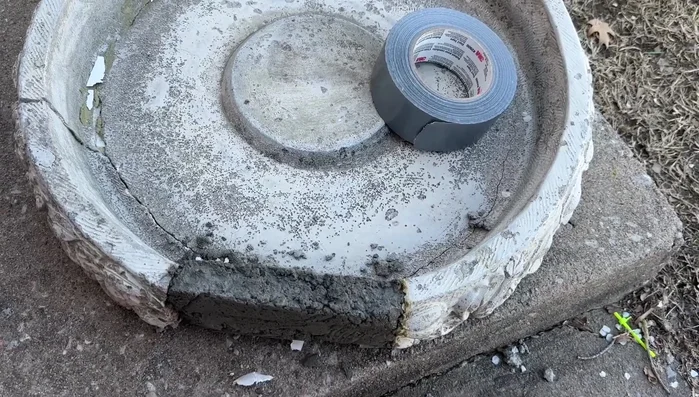 Optional: Mix a small amount of additional cement and fill in any remaining cracks for extra reinforcement.